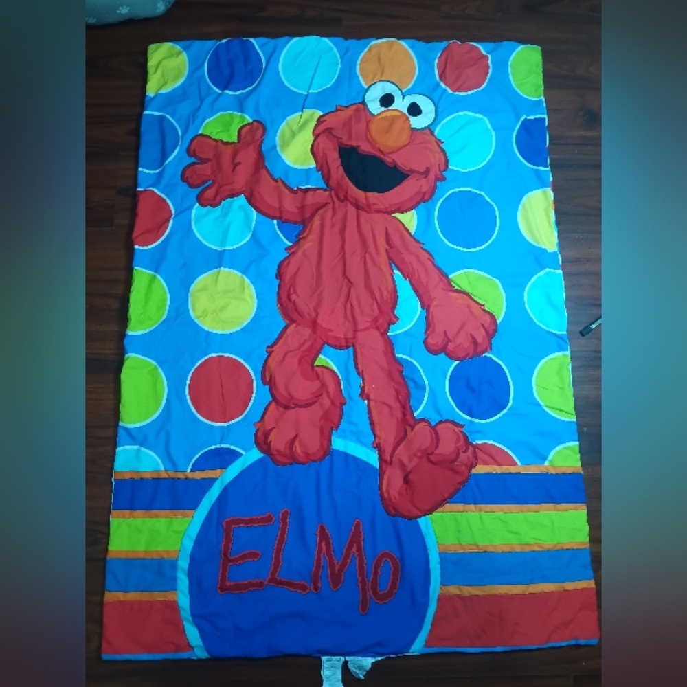 Sesame Street Elmo Single toddler  Bed Quilt Cover